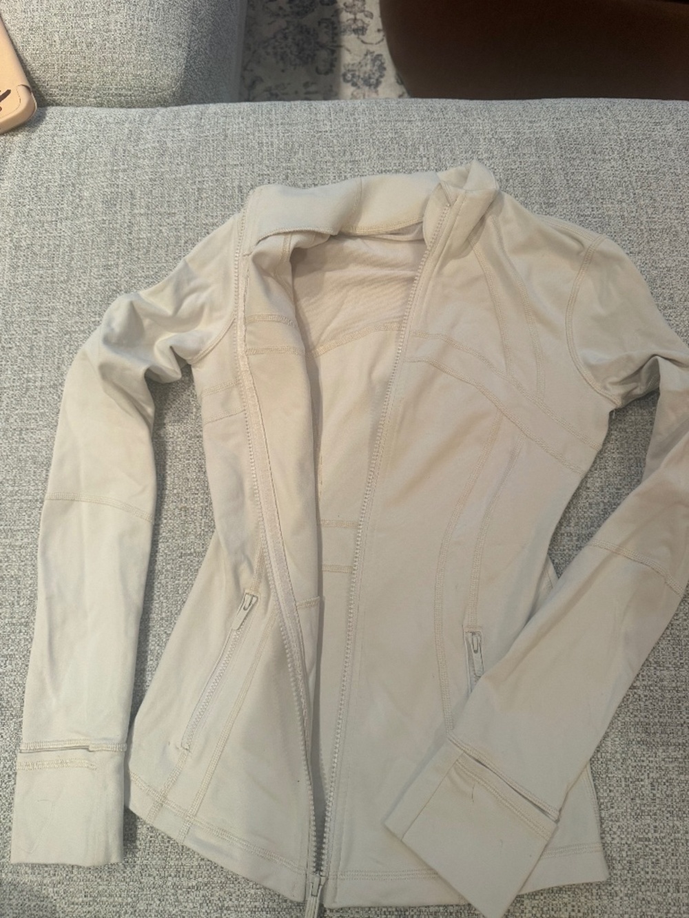 Lululemon Define jacket - cream color, size 2